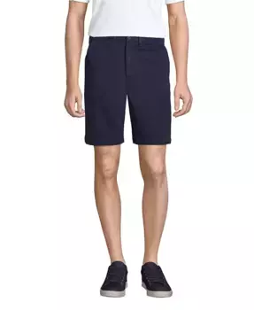 Мужские шорты-чинос Knockabout 9" Comfort Waist Lands' End, синий