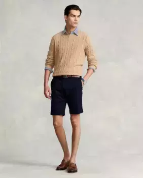 Мужские шорты-чиносы Slim Fit стрейч Polo Ralph Lauren, темно-синий