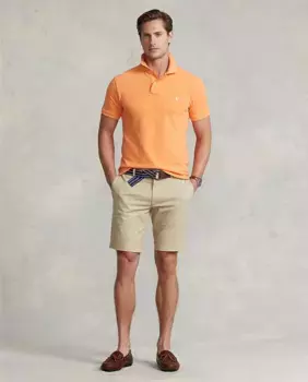 Мужские шорты-чиносы Slim Fit стрейч Polo Ralph Lauren, бежевый