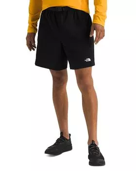 Мужские шорты Class V Pathfinder Relaxed Fit с поясом, длина 7" The North Face, черный