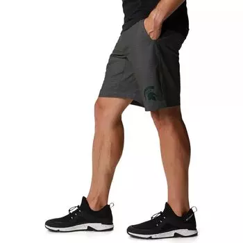 Мужские шорты Columbia Grey Michigan State Spartans Twisted Creek Omni-Shield