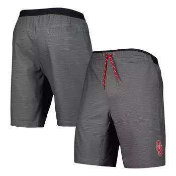Мужские шорты Columbia Grey Oklahomaooners Twisted Creek Omni-Shield