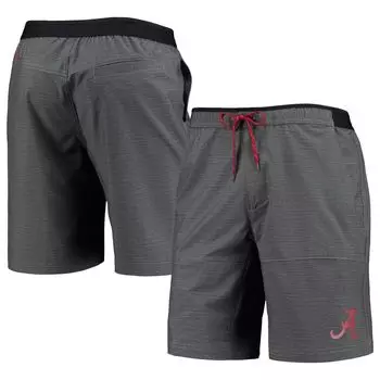 Мужские шорты Columbia Heathered Grey Alabama Crimson Tide Twisted Creek Omni-Shield