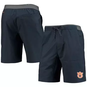 Мужские шорты Columbia Heathered Navy Auburn Tigers Twisted Creek Omni-Shield