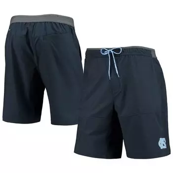Мужские шорты Columbia Heathered Navy North Carolina Tar Heels Twisted Creek Omni-Shield