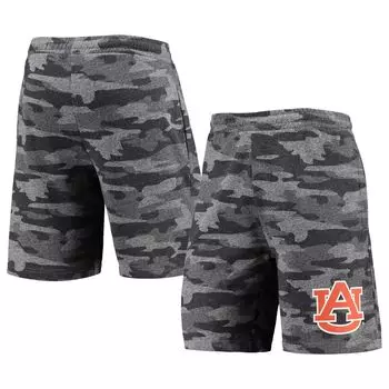 Мужские шорты Concepts Sport Charcoal/серо-каштановые Tigers Camo Backup Terry Jam Lounge Shorts