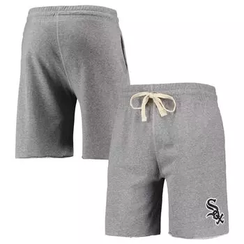 Мужские шорты Concepts Sport Grey Chicago White Sox из махровой ткани Tri-Blend Mainstream