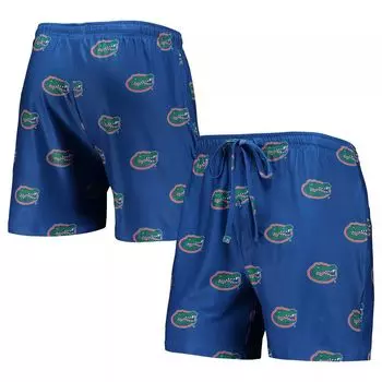 Мужские шорты Concepts Sport Royal Florida Gators Flagship с принтом Jam