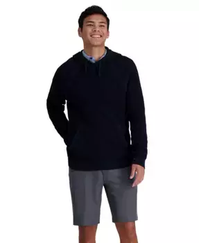 Мужские шорты Cool 18 PRO классического кроя с плоской передней частью, длина 9.5" Haggar, серый