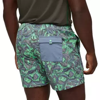 Мужские шорты Cotopaxi с принтом в виде сережек, цвет Tempest/Parakeet