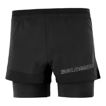 Мужские шорты Cross 2In1 M Salomon, чёрный