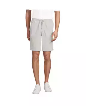 Мужские шорты Deck длиной 9" Lands' End, серый