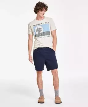 Мужские шорты Derek Nomad с четырьмя карманами размером 7 дюймов Sun + Stone, синий