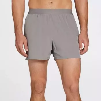 Мужские шорты для бега Accelerate без подкладки размером 5 дюймов Vrst, серебряный