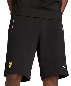 Мужские шорты для бега Scuderia Ferrari Regular-Fit 10" Puma, черный