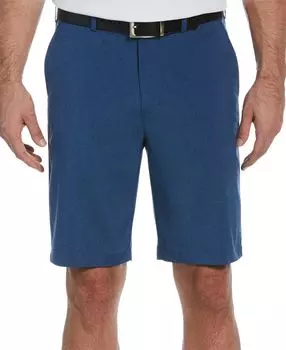 Мужские шорты для гольфа Heather с плоской передней частью и активным поясом PGA TOUR