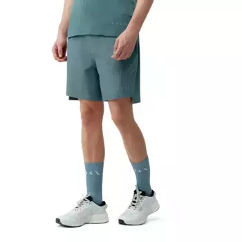 Мужские шорты для йоги Natron Born Living Born Living Yoga, серо-зеленый