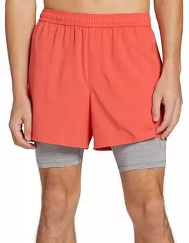 Мужские шорты для ловкости Dsg 2-в-1, красный