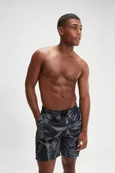 Мужские шорты для отдыха 18 дюймов Speedo, черный