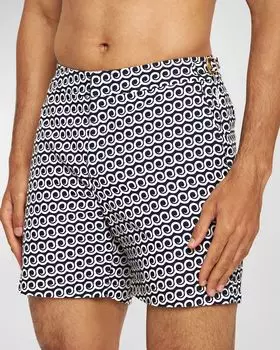 Мужские шорты для плавания Bulldog Lacuna Orlebar Brown, цвет Midnight Navy