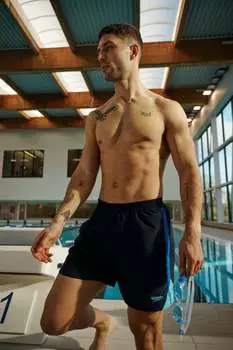 Мужские шорты для плавания Hyperboom Splice 16 Speedo, синий