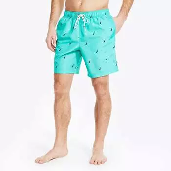 Мужские шорты для плавания Nautica, цвет aqua lagoon 16-5127 tcx