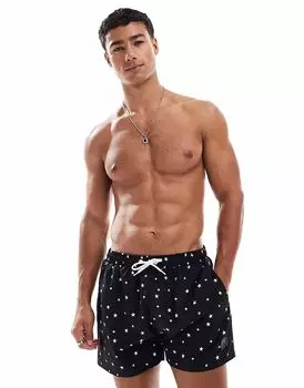 Мужские шорты для плавания OOSC Shining star черного цвета