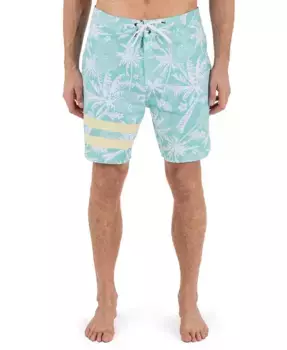Мужские шорты для плавания Phantom Eco Block Party Boardshorts Hurley, зеленый