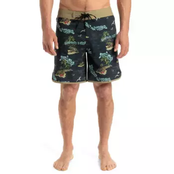 Мужские шорты для плавания Quiksilver Surfsilk Scallop 18", черный