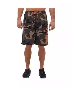 Мужские шорты для плавания с камуфляжным принтом-бермуды Bench DNA, зеленый