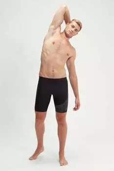 Мужские шорты для плавания с логотипом Medley Speedo, черный