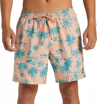 Мужские шорты для плавания в прибрежном волейболе Quiksilver, цвет Tropical Peach