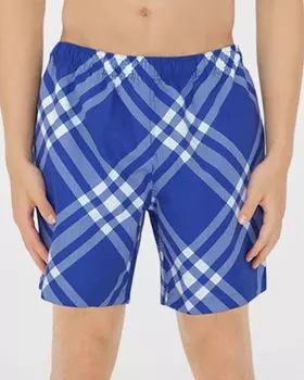 Мужские шорты для плавания в рыцарскую клетку Burberry, цвет Knight Ip Check