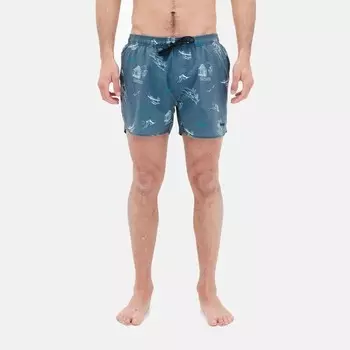 Мужские шорты для пляжного волейбола с принтом Basehit, зеленый