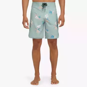 Мужские шорты для серфинга 9 дюймов с волнистым лифом Quiksilver, цвет jade gray
