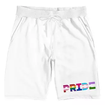 Мужские шорты для сна с флагом Pride Licensed Character, белый