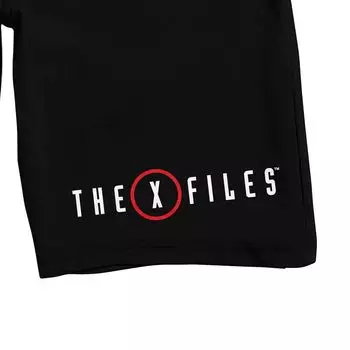 Мужские шорты для сна с логотипом The X-Files Title Licensed Character