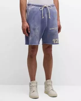 Мужские шорты для спортивной сумки с брызгами краски RIVINGTON roi Rebis, цвет Washed Purple