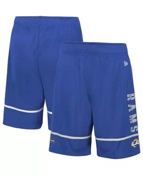 Мужские шорты для тренинга royal los angeles rams combine authentic rusher New Era