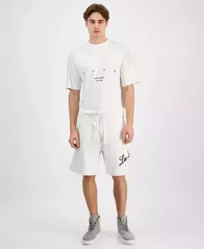 Мужские шорты Duold Relaxed-Fit с вышивкой и завязками, длина 8-1/2" Hugo Boss, коричневый/бежевый