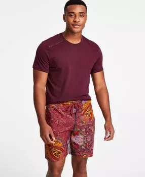 Мужские шорты ero стандартной посадки с принтом пейсли 7 дюймов и шнурком, созданные для macy's INC International Concepts