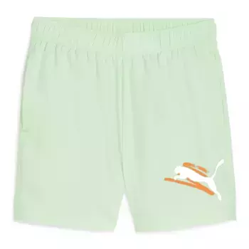 Мужские шорты Ess+ Logo Lab Cat 5'' Puma, зеленый