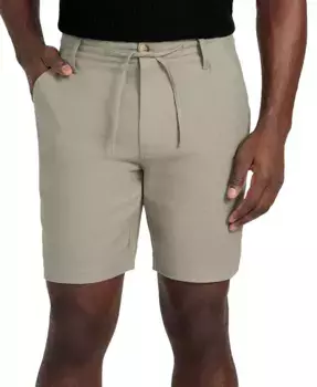Мужские шорты Fletcher Relaxed-Fit Textured длиной 8 дюймов GUESS, зеленый