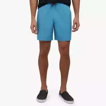 Мужские шорты-гибриды с эластичной талией в морском стиле Quiksilver, цвет niagra