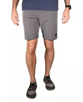 Мужские шорты gurkha с плоским передом micro graph Vintage 1946, серый