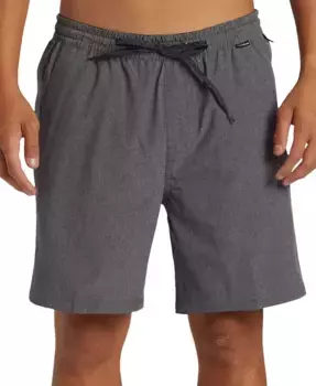 Мужские шорты Hybrid Taxer Heather Amphibian 18" Quiksilver, черный