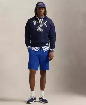 Мужские шорты из двойного трикотажа Polo Ralph Lauren, синий