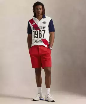 Мужские шорты из двойного трикотажа Polo Ralph Lauren, красный