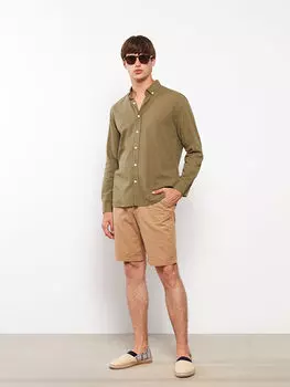 Мужские шорты из габардина стандартной посадки LCW Casual