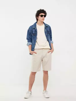 Мужские шорты из габардина стандартной посадки Xside